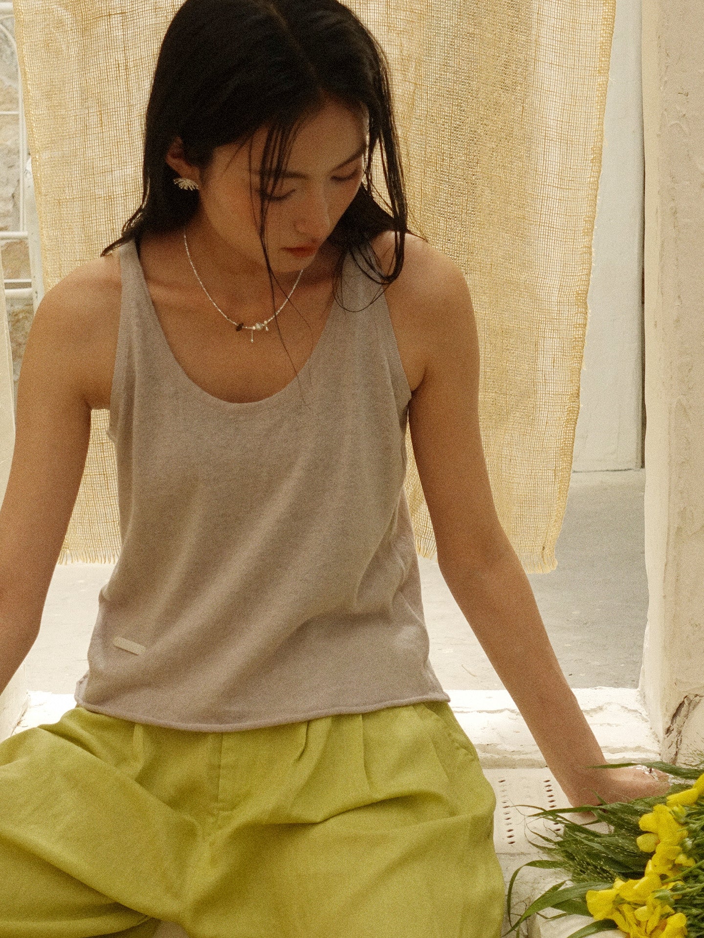 Howl studio ramie cotton vest