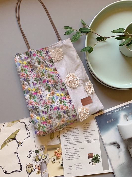 Howl studio patchwork tote bag