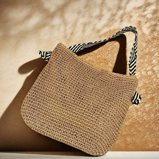 Howl studio rattan woven bag