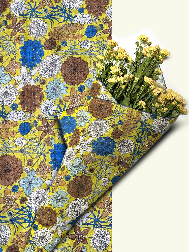 Forest and wild flower scarf