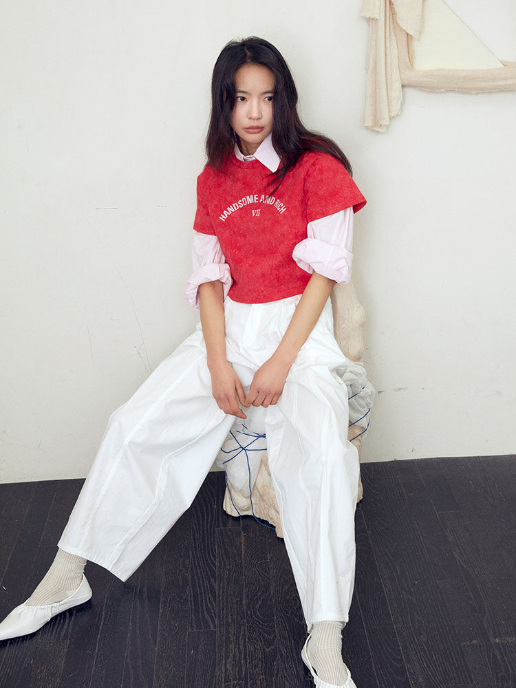 "Handsome and rich" Tie-dyed Shirt