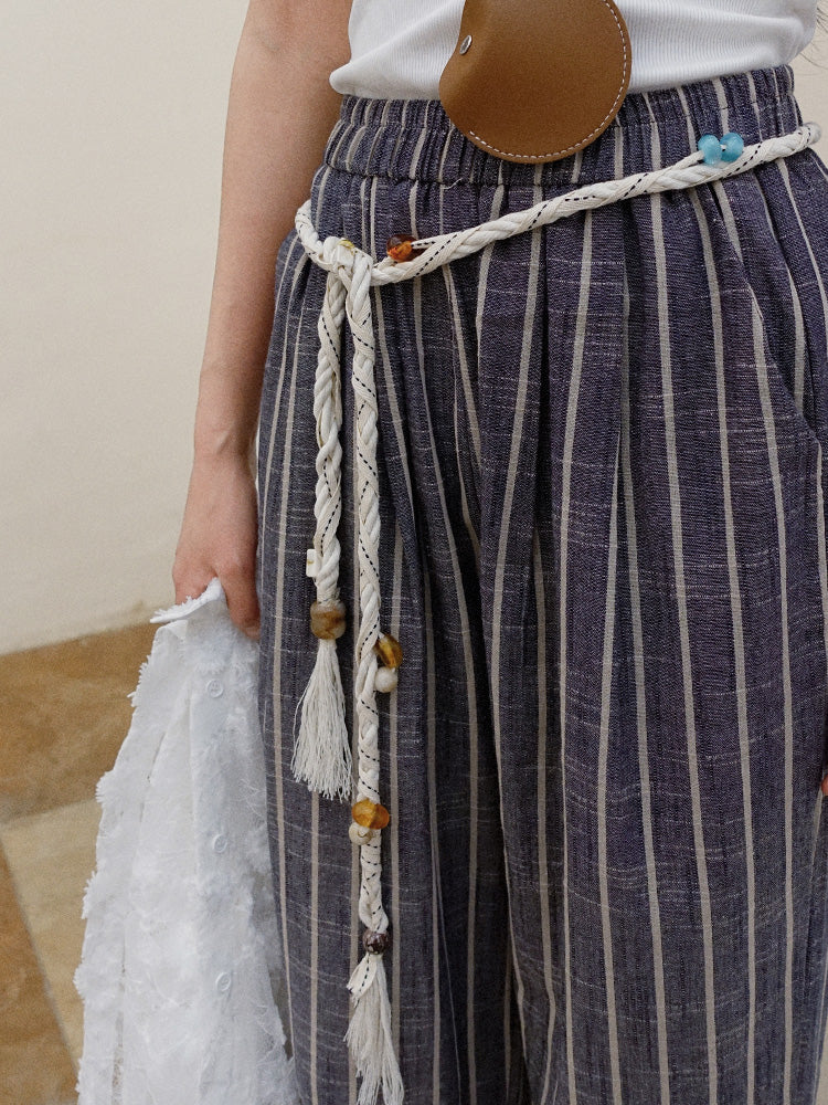 Howl Studio linen Pants with belt