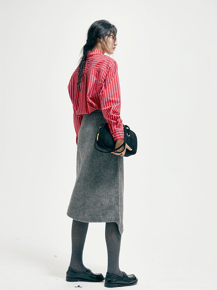 Ancora red stripe shirt