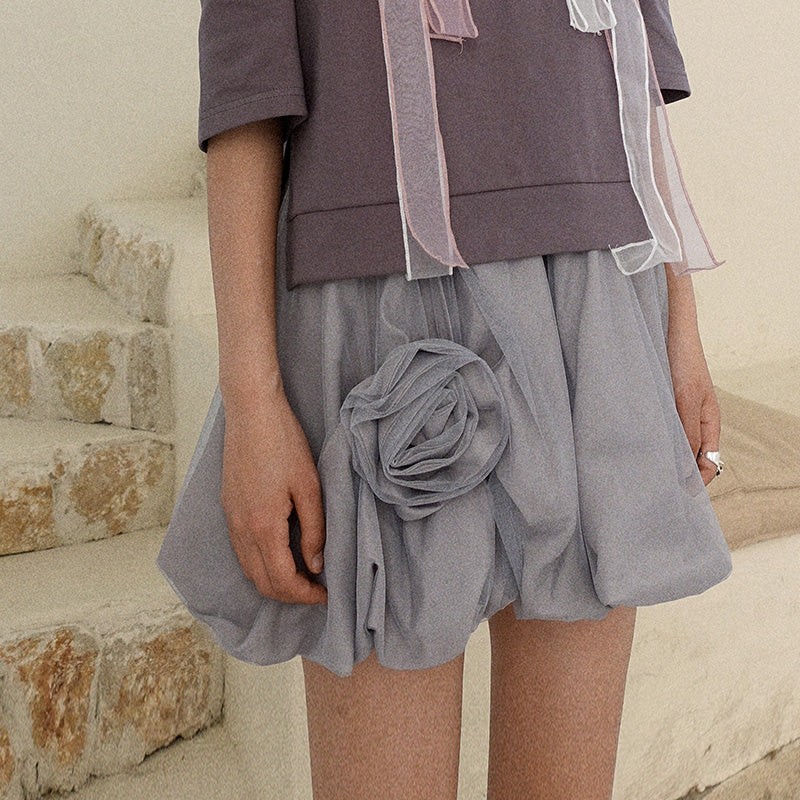 Howl Studio 3D flower floral skirt (with pants as lining)