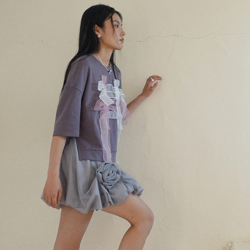 Howl Studio 3D flower floral skirt (with pants as lining)