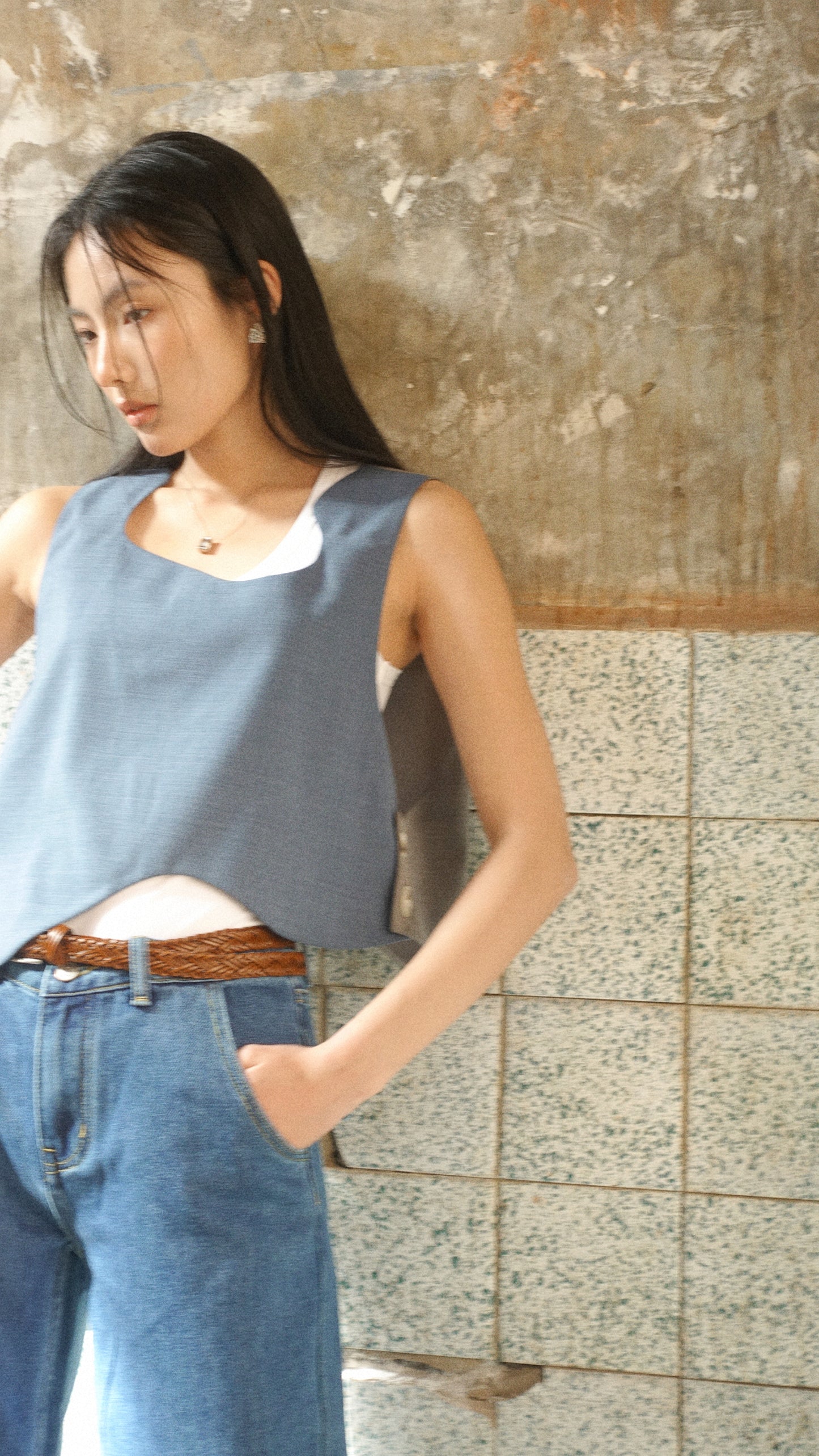 Howl Studio asymetric vest