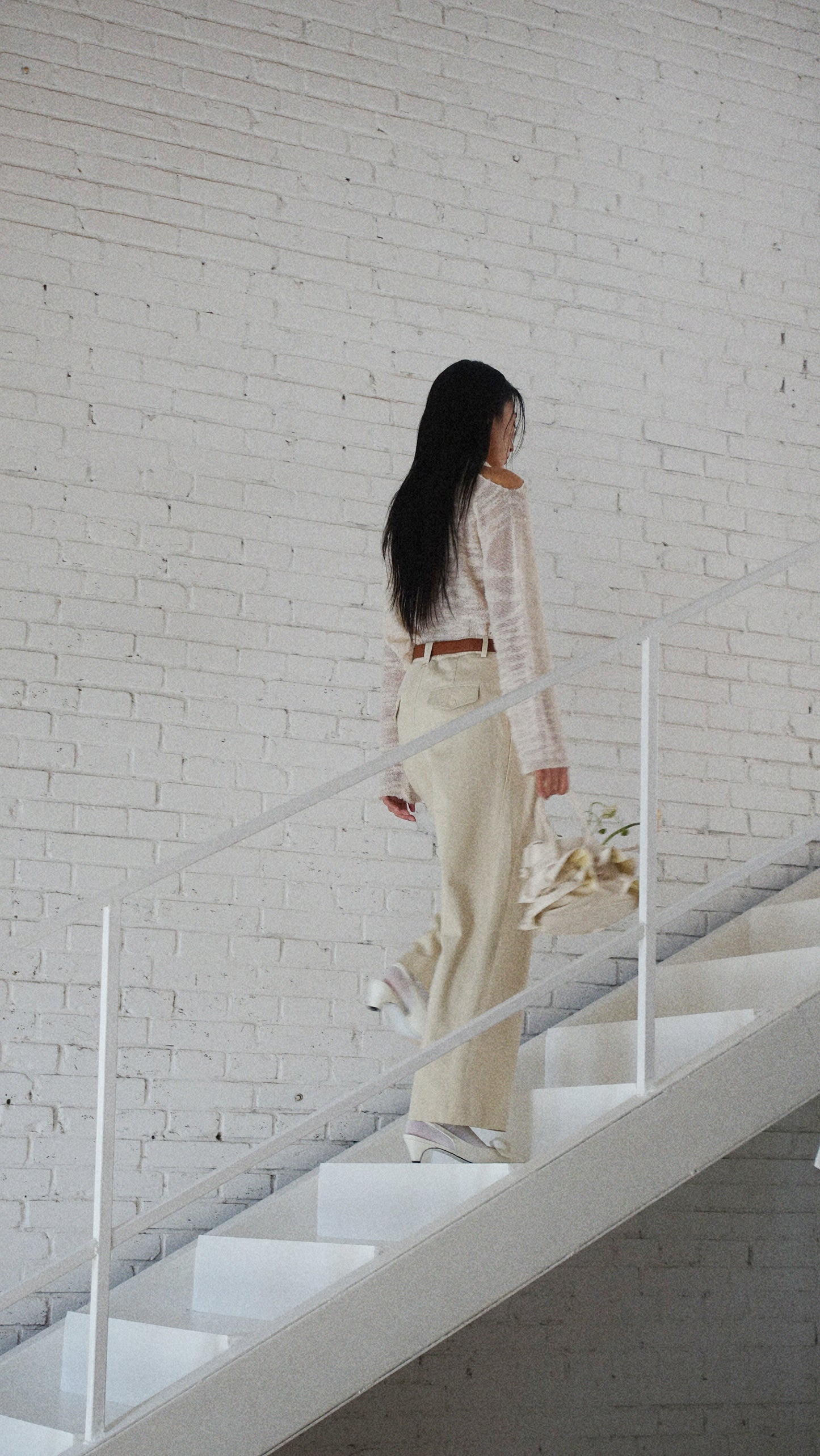 Howl Studio tencel cotton pants (elastic band with belt)