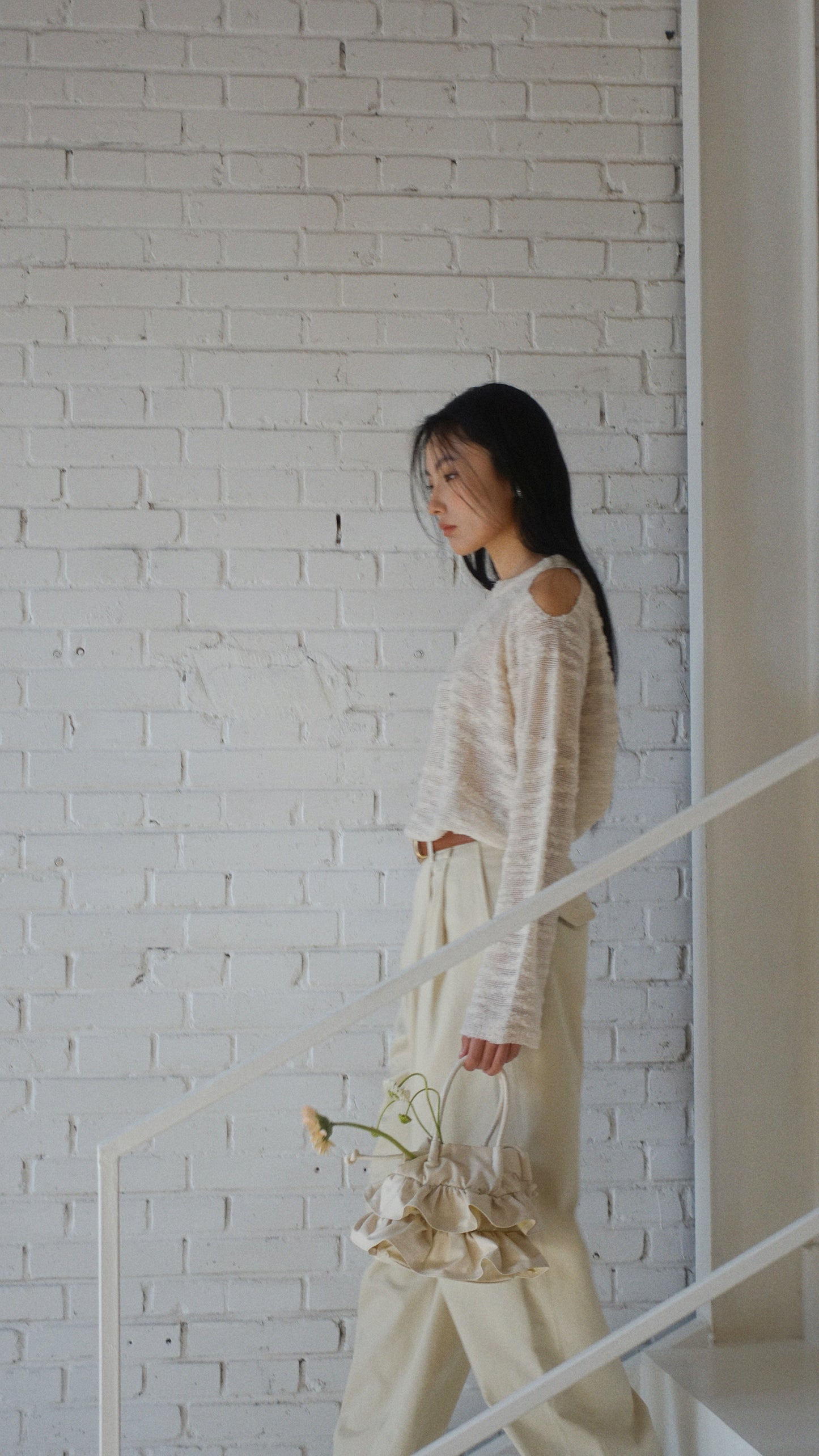 Howl Studio tencel cotton pants (elastic band with belt)