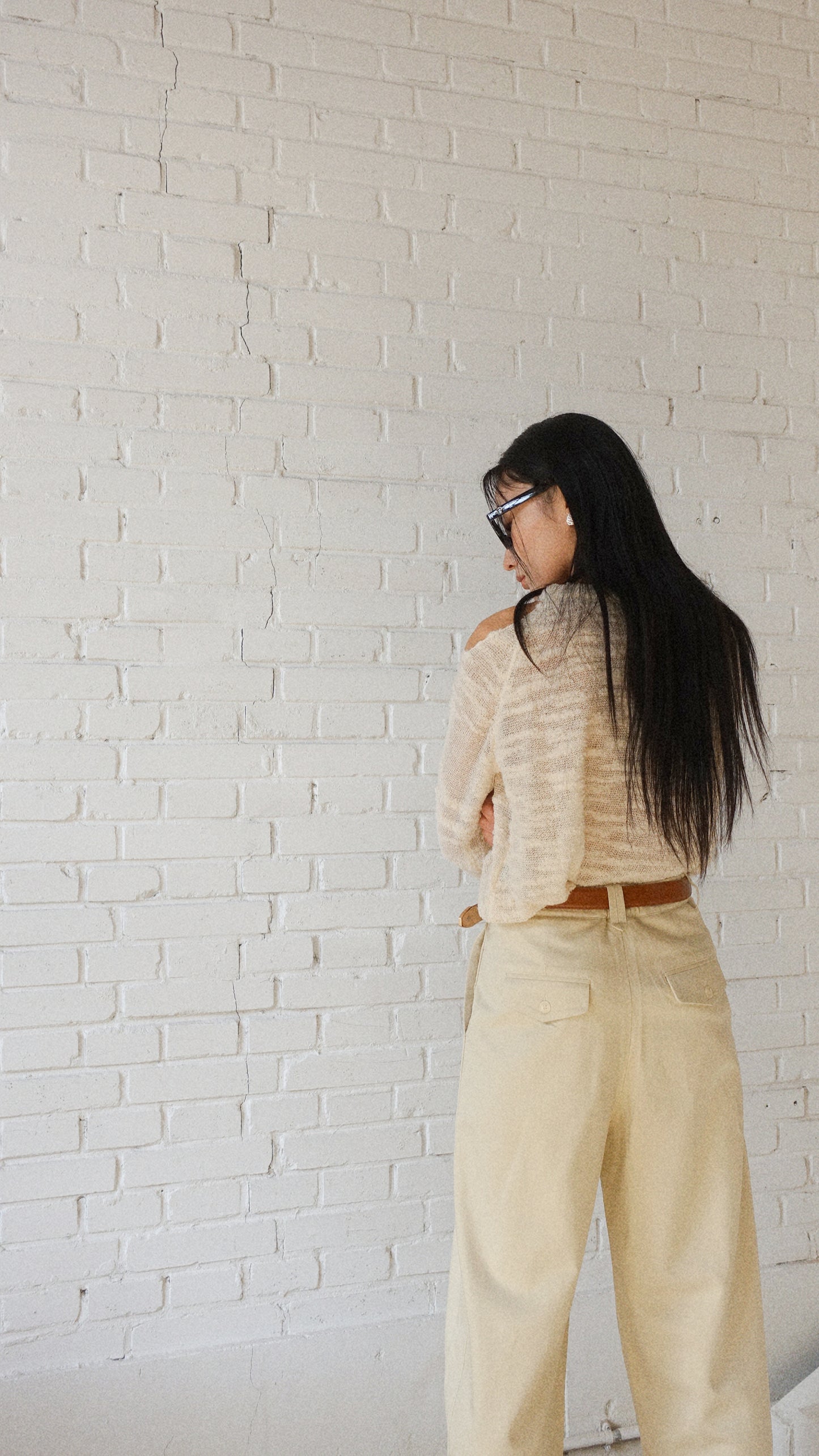 Howl Studio tencel cotton pants (elastic band with belt)