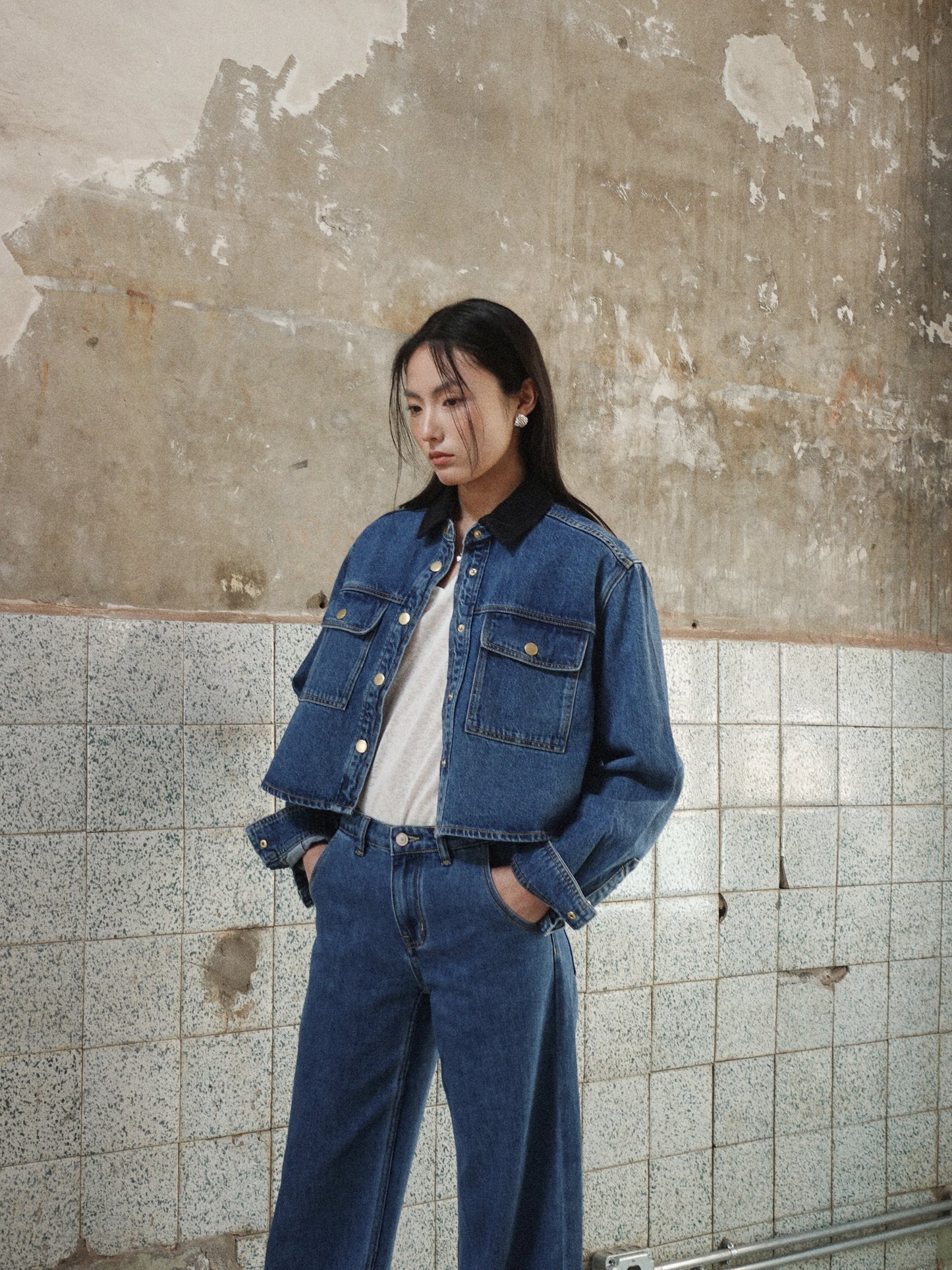 Howl Studio patchwork denim jacket