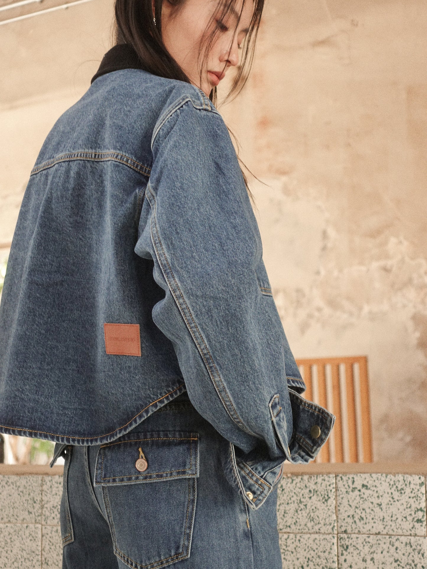 Howl Studio patchwork denim jacket