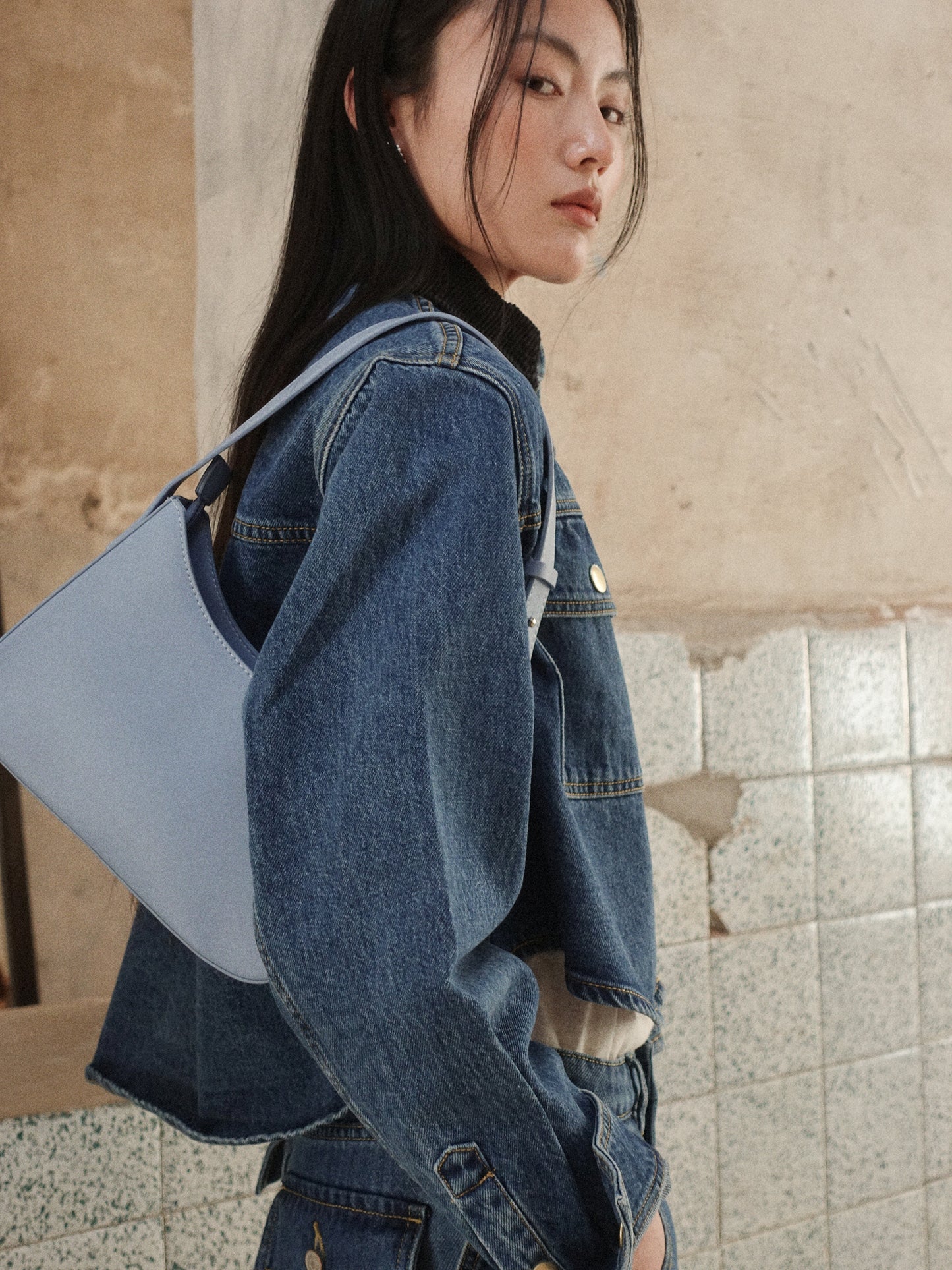 Howl Studio patchwork denim jacket