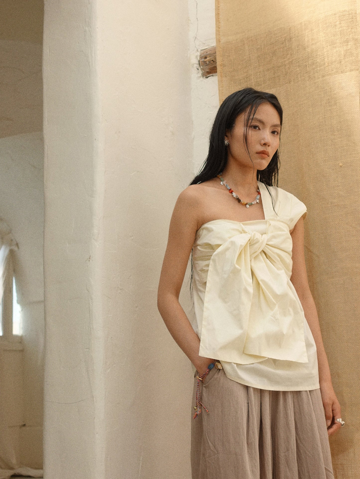 Howl Studio linen Pants with belt