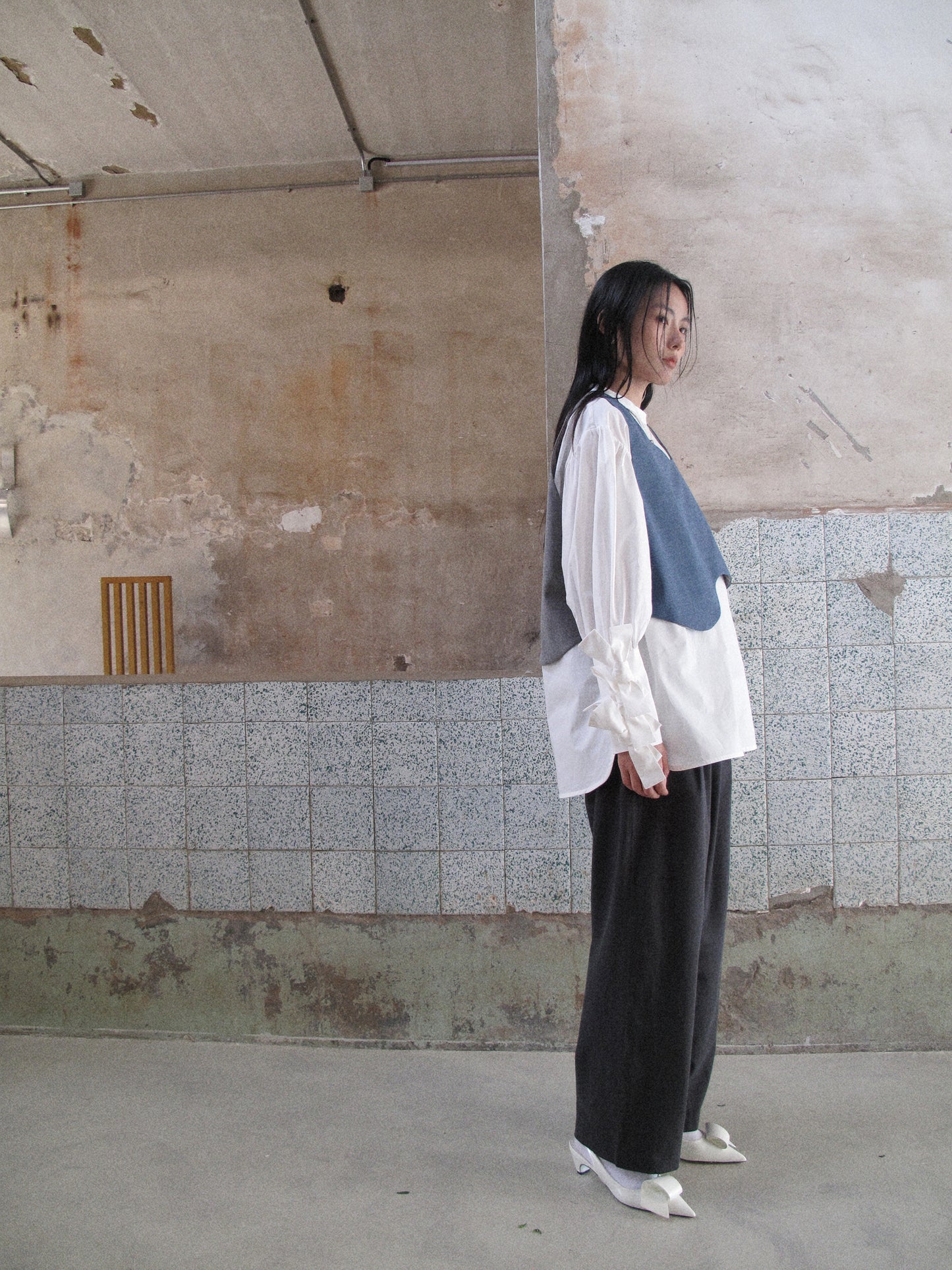 Howl Studio tencel cotton pants (elastic band with belt)