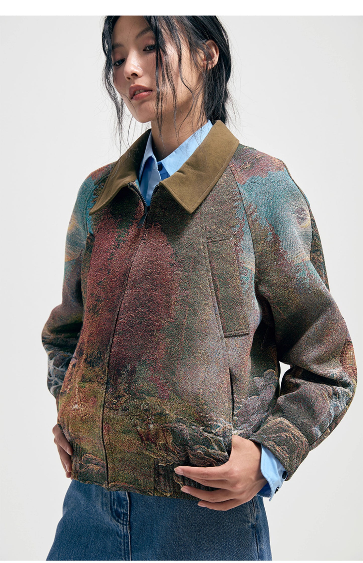 Howl Studio early morning in finland bomber jacket