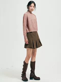 Embellished Tweed shorts