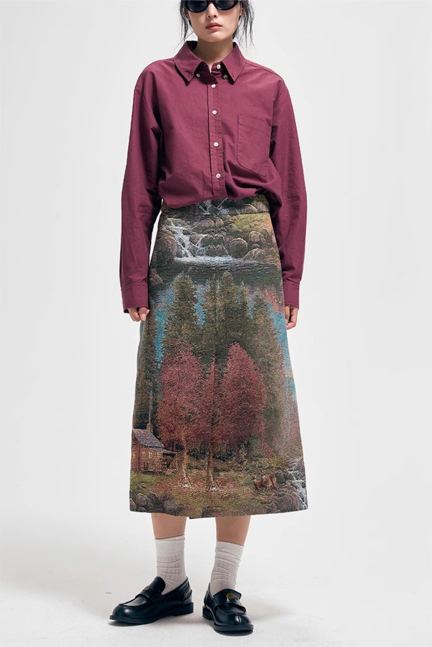 Howl Studio early morning in finland maxi skirt