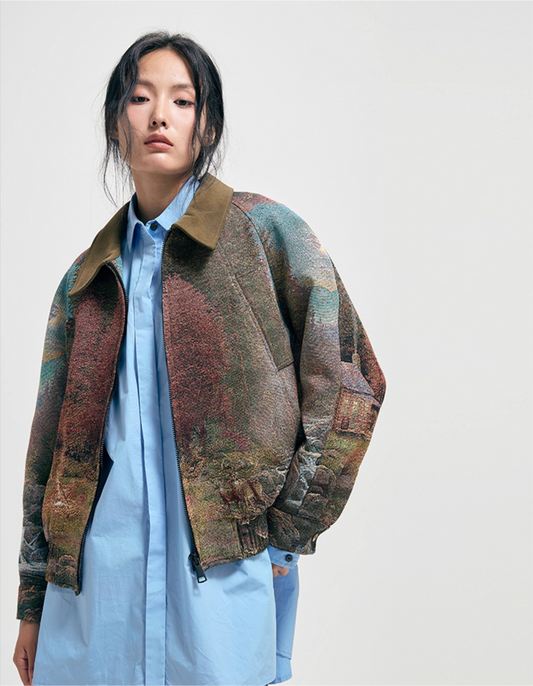 Howl Studio early morning in finland bomber jacket