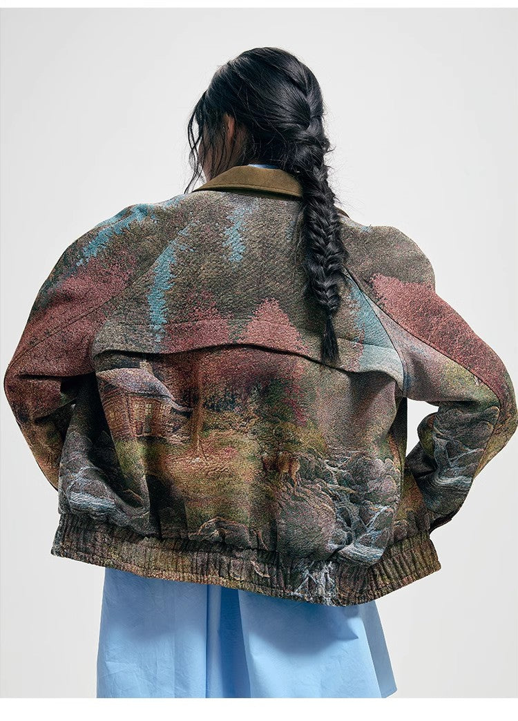 Howl Studio early morning in finland bomber jacket