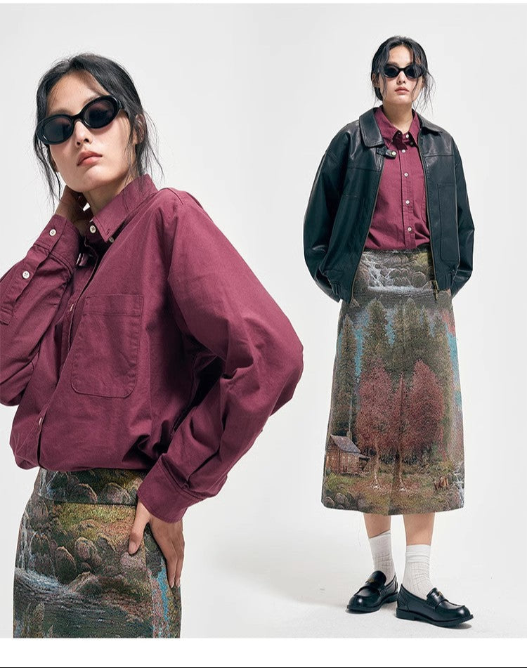 Howl Studio early morning in finland maxi skirt