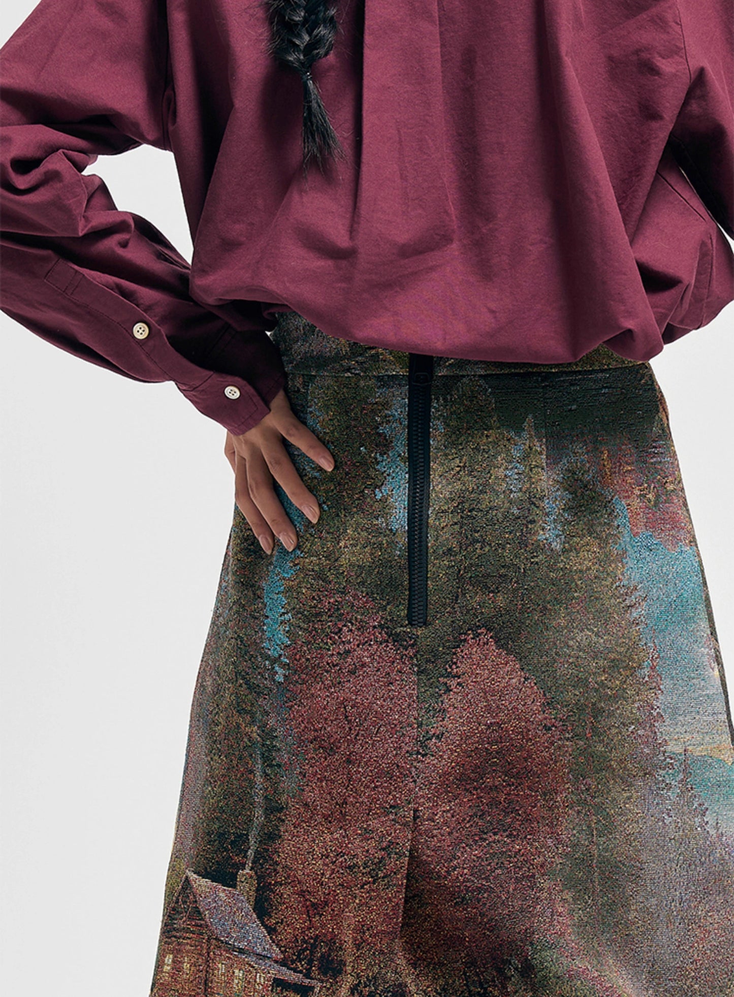 Howl Studio early morning in finland maxi skirt