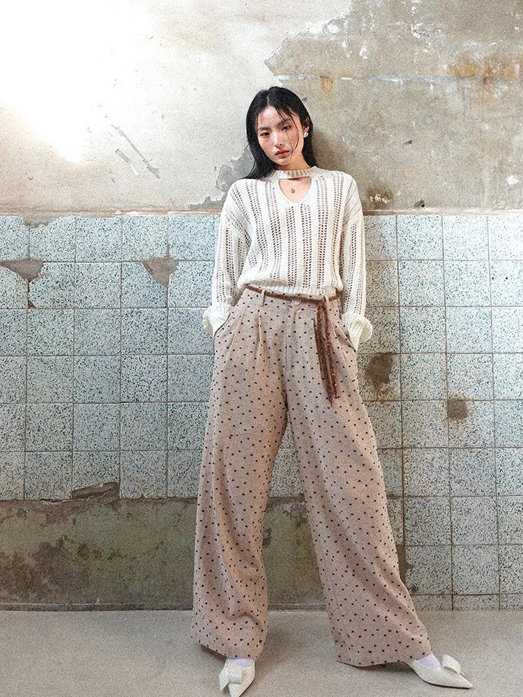 Howl Studio hollow cut out knit