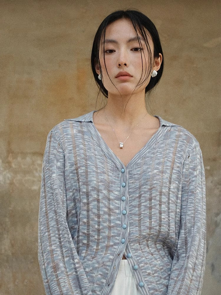 Howl Studio stripe  lightweight cardigan