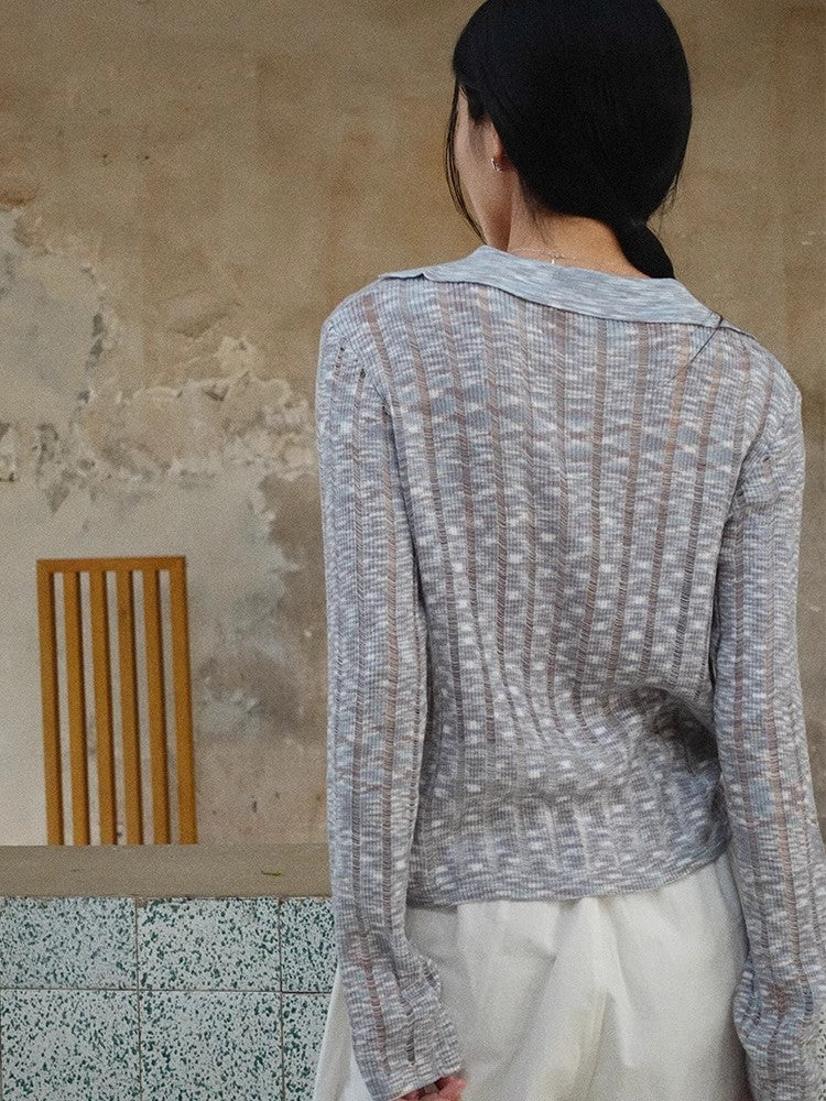 Howl Studio stripe  lightweight cardigan