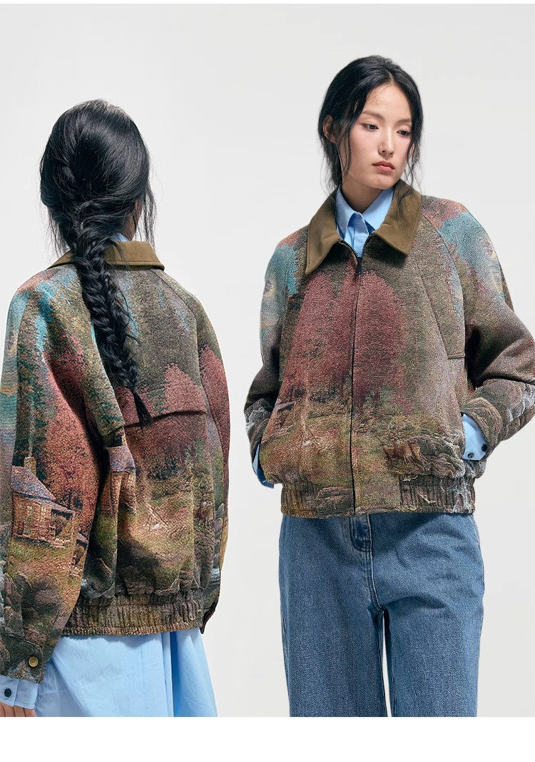 Howl Studio early morning in finland bomber jacket