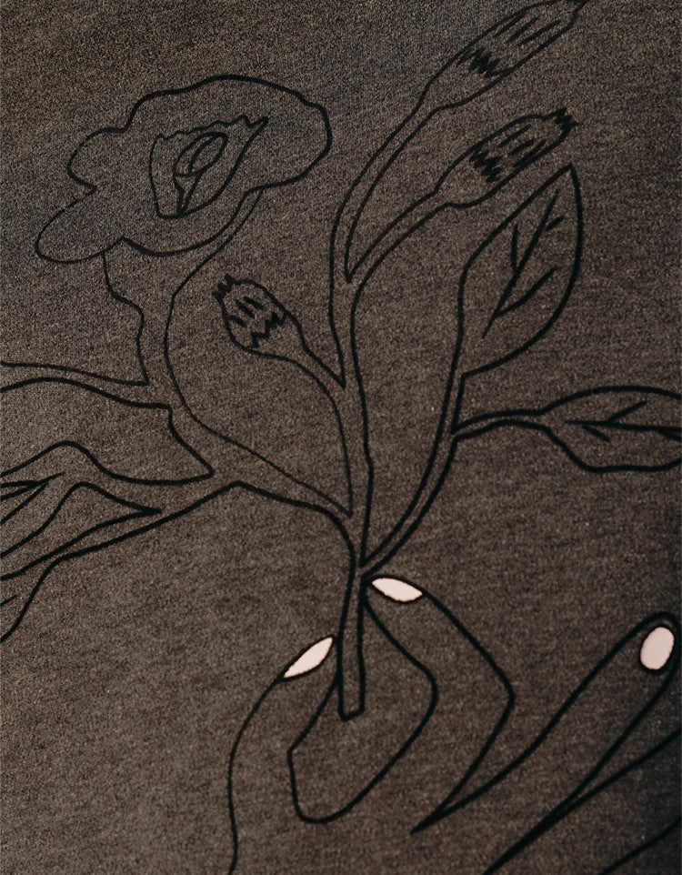 HOWL X DI UJDI Collection Embroidery tee