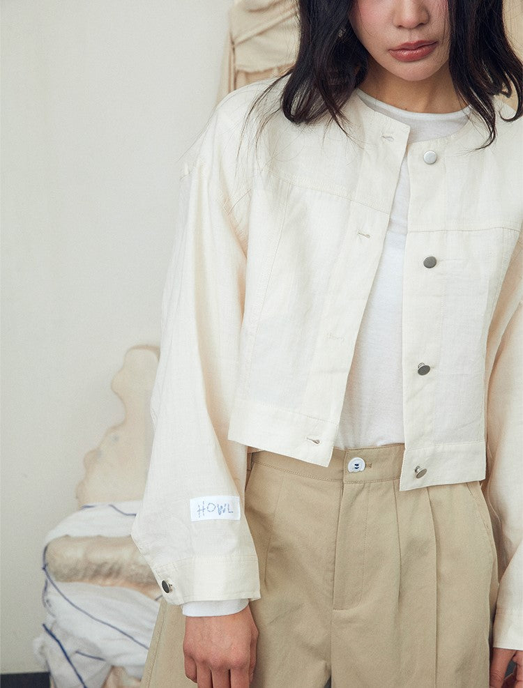 Ramine cotton blend short jacket