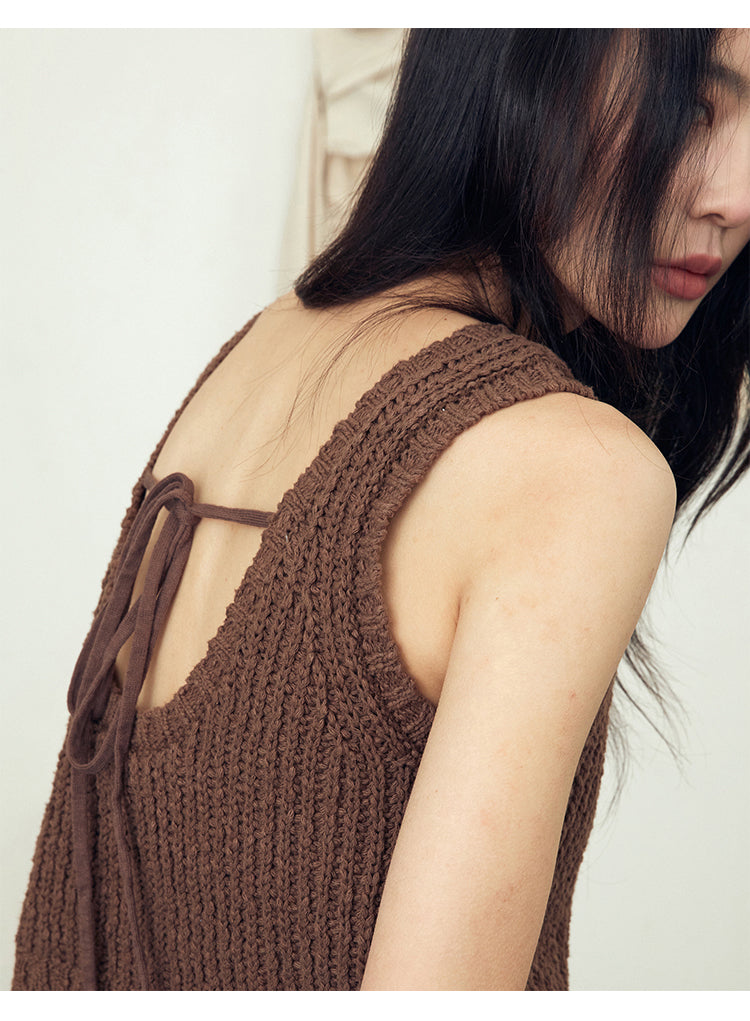 Knitted tank top