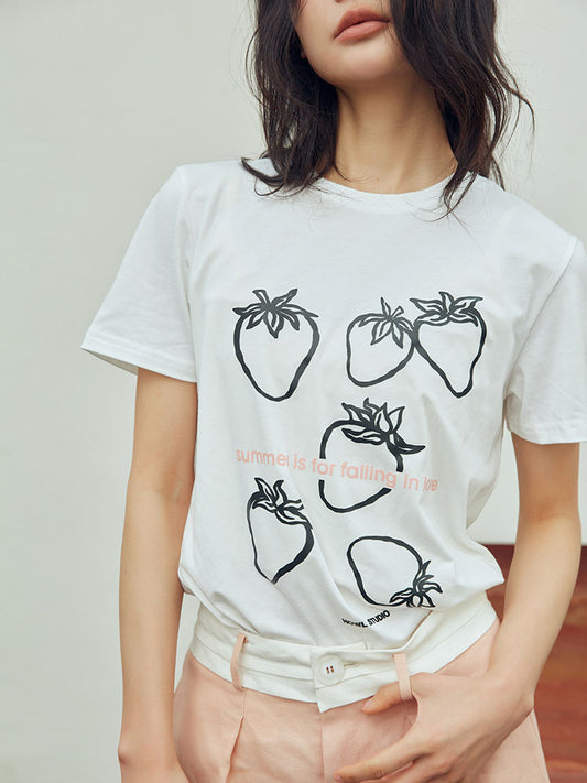 Strawberry tee