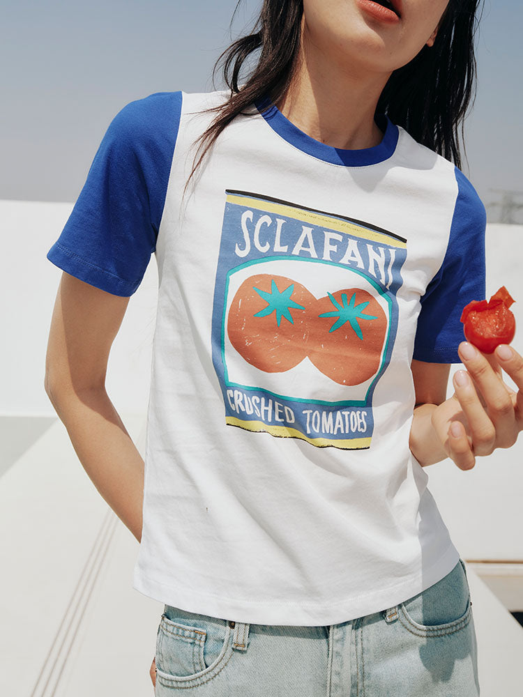 Tomato printing tee