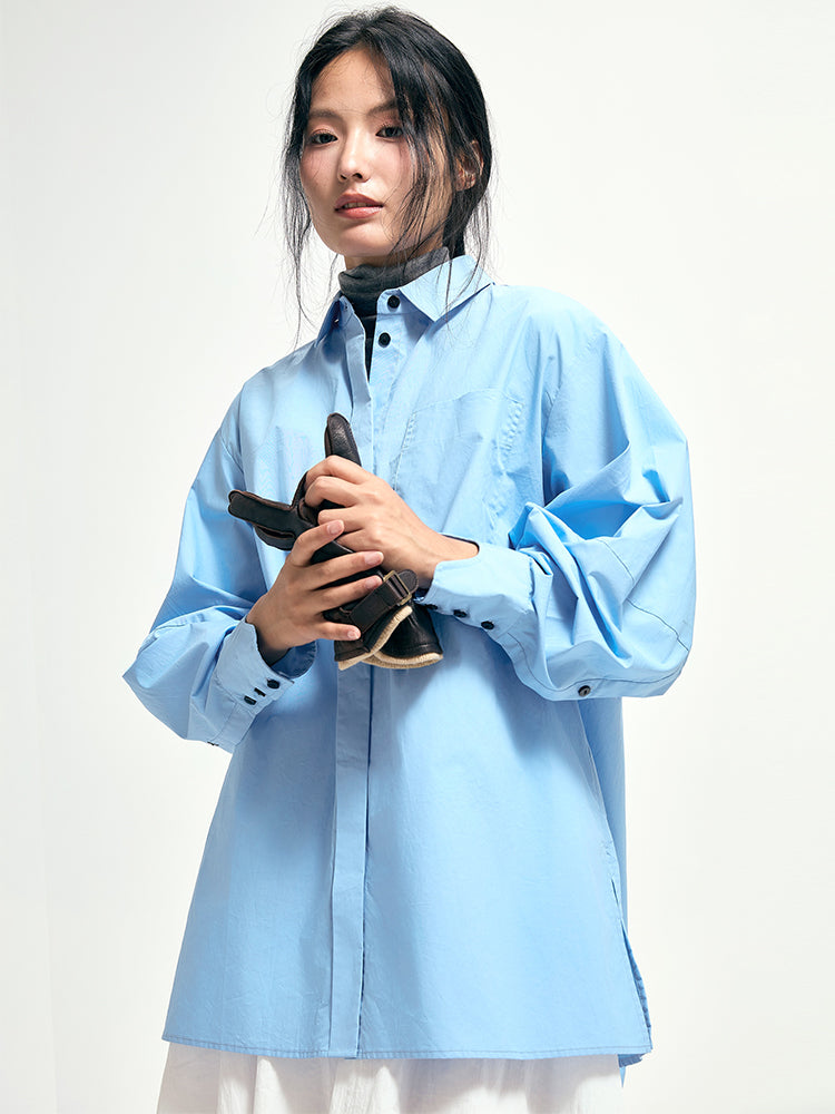 Klein Blue oversize shirt