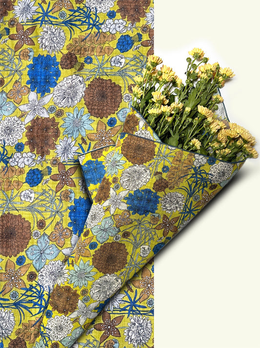 Forest and wild flower scarf