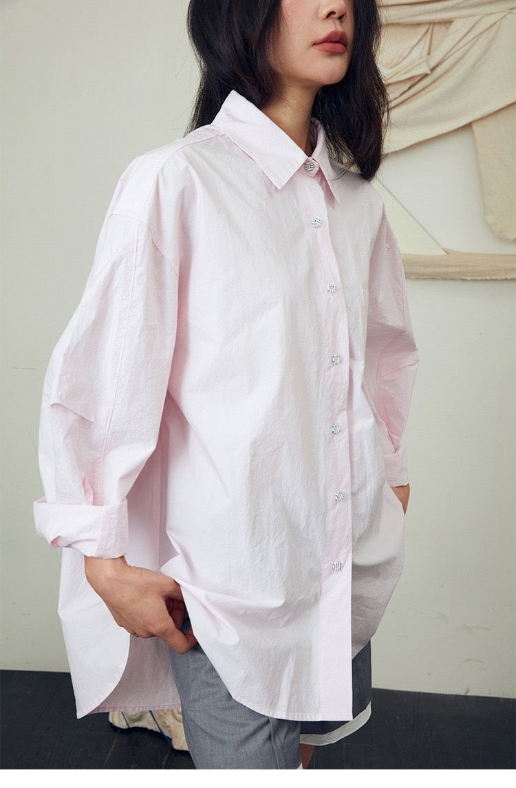 Soft washed texture shirt