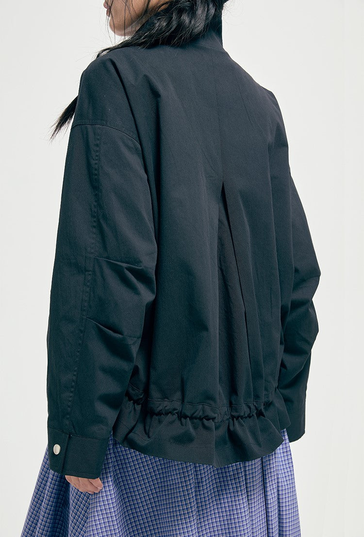 Ruffle worker jacket