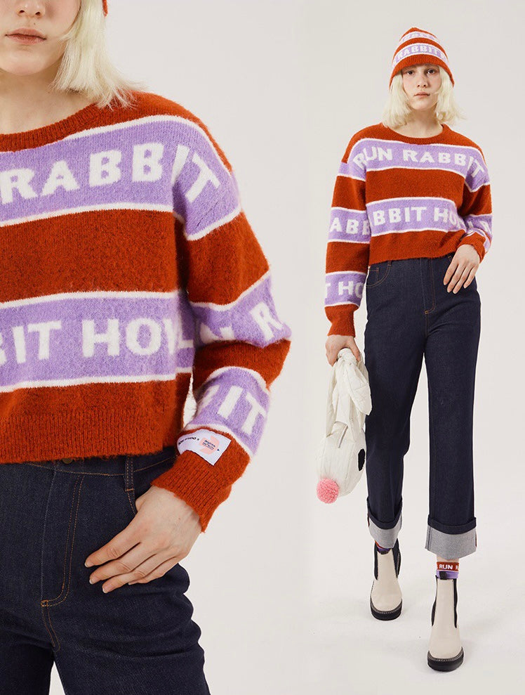 HOWL X Myriam Van Neste Run rabbit Sweater